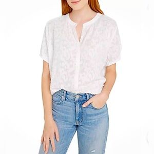 Splendid White Women's 100%Cotton Embroidered Top, Size Medium, NWOT